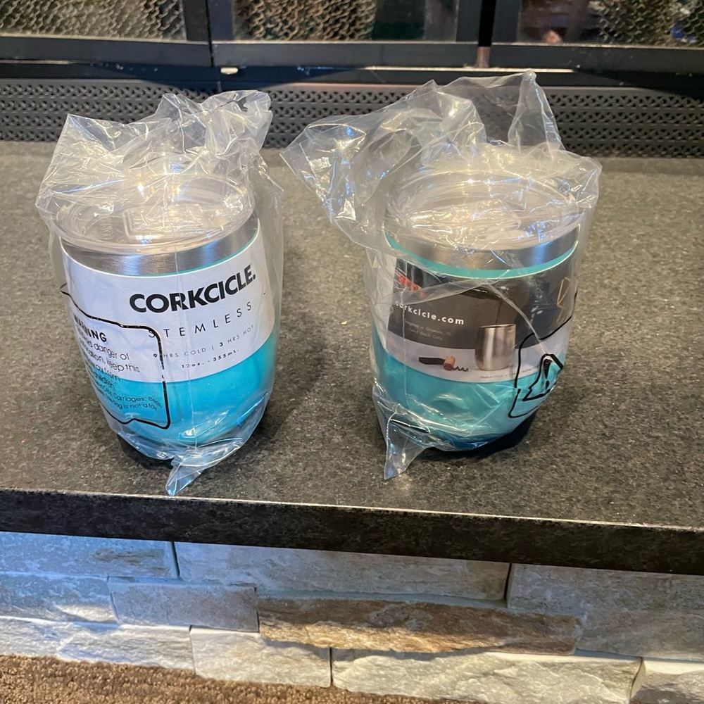 NWT Corkcicle tumblers price for 2 never used in original package